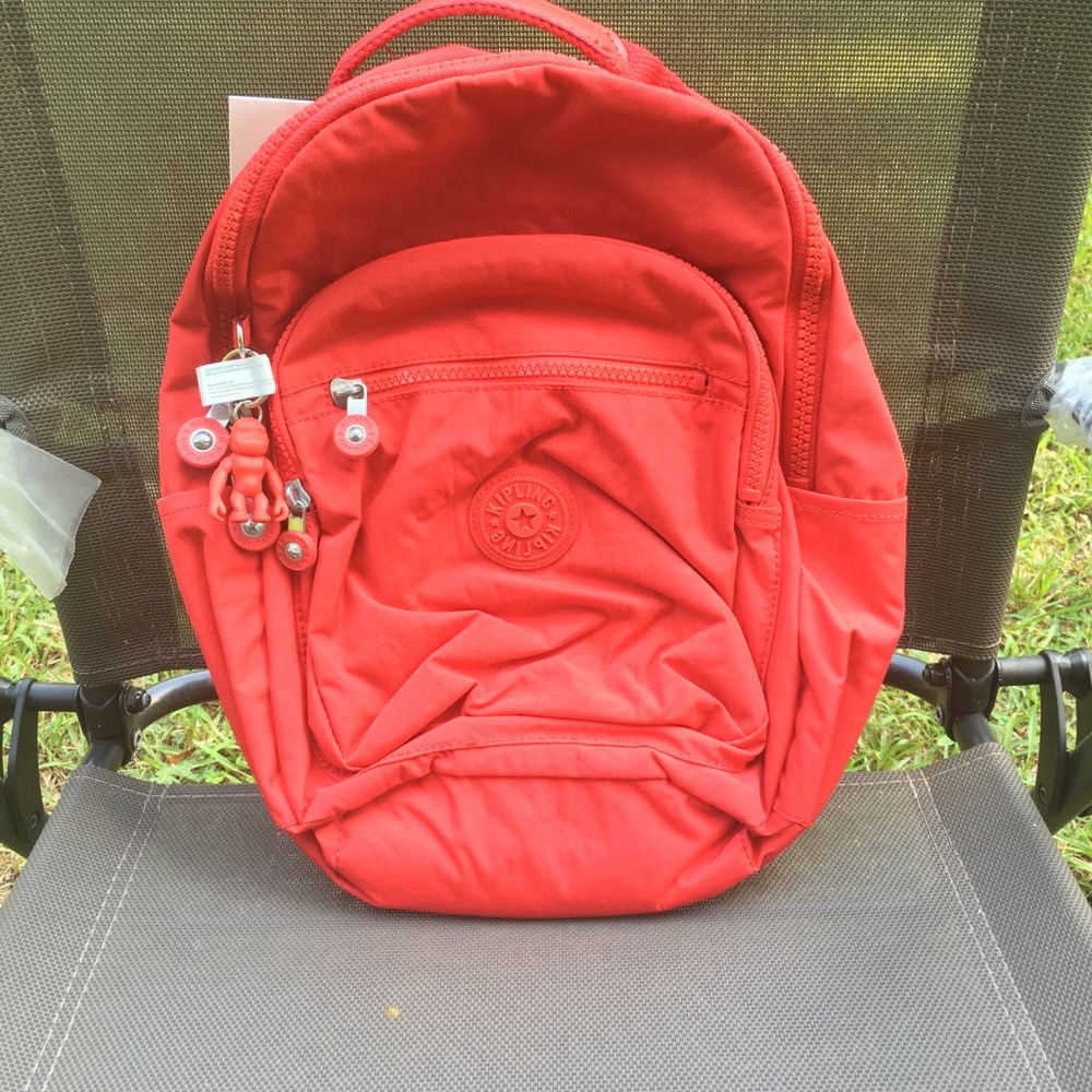 Red Kipling Seoul Small Backpack